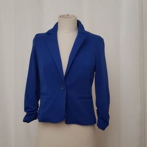 NY Collection Blazer, Blue, Petite Small